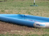 IMG 5476  Telo in PVC termofuso e sagomato per realizzazione piscina per cani